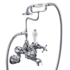 Burlington Claremont Wall Mounted Bath Shower Mixer - CL17