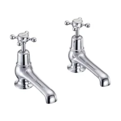 Burlington Claremont Bath Pillar Taps - CL3