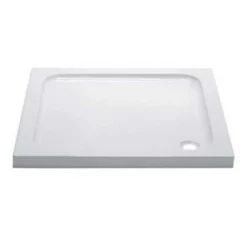 April Slimline Square Shower Tray Ex. 90mm Waste 800mm X 800mm - TR9-8080