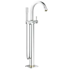 Grohe Grandera Floor-Standing Bath/Shower Mixer Chrome / Gold - 23318IG0