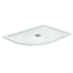 April Waifer Gloss White 1200x900mm Quadrant Tray - 5715LH/000