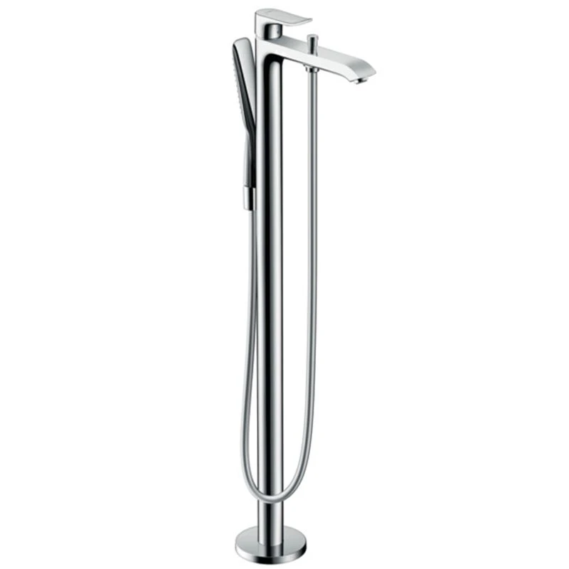 Hansgrohe Metris Floor Standing Single Lever Bath Mixer Tap - Chrome - 31471000 1 Hansgrohe Metris Floor Standing Single Lever Bath Mixer Tap - Chrome - 31471000