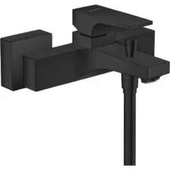 Hansgrohe Metropol Single Lever Bath & Shower Mixer Tap For Exposed Installation With Lever Handle Matt Black - 32540670