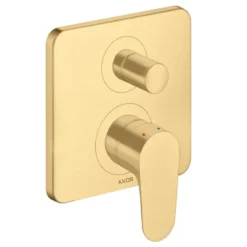 AXOR Citterio M Single Lever Manual Bath Mixer For Concealed Installation With Integrated Backflow Prevention - Brushed Gold Optic - 34427250