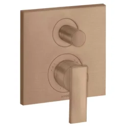 Axor Citterio Bath Mixer With Lever Handle For Concealed Installation - Brushed Red Gold - 39455310