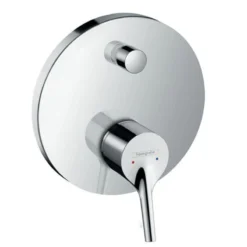 Hansgrohe Talis S Single Lever Manual Bath Mixer For Concealed Installation With Integrated Backflow Prevention - 72406000