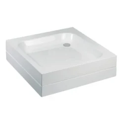 JT Merlin Shower Tray 700 X 700 Flat White - A70M100