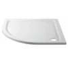 April Slimline Offset Quadrant Shower Left Hand Tray Ex. 90mm Waste 900mm X 760mm - TR9-9076Q-L