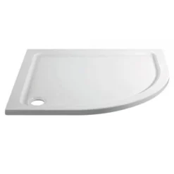 April Slimline Offset Quadrant Shower Right Hand Tray Ex. 90mm Waste 1200mm X 900mm - TR9-1290Q-R