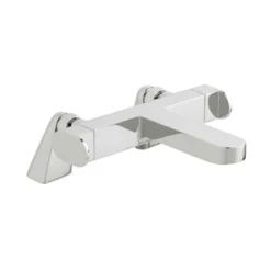 Vado Life Thermostatic Deck Mounted Bath Shower Mixer - Chrome - LIF-131T-CP