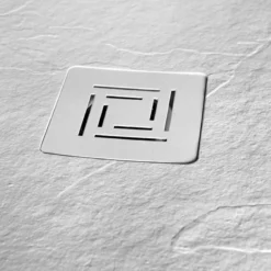 Merlyn Truestone Rectangular Shower Tray With Integrated Waste - Fossil Grey - 1600 X 900mm - T169RTF 12 Merlyn Truestone Rectangular Shower Tray With Integrated Waste - Fossil Grey - 1600 X 900mm - T169RTF -Hansgrohe Store m e merlyn truestone rectangular tray fossilgrey t1 6