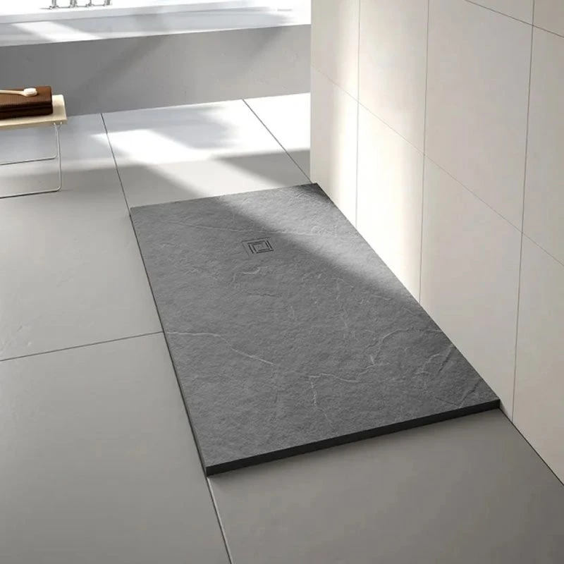 Merlyn Truestone Rectangular Shower Tray With Integrated Waste - Fossil Grey - 1600 X 900mm - T169RTF 1 Merlyn Truestone Rectangular Shower Tray With Integrated Waste - Fossil Grey - 1600 X 900mm - T169RTF
