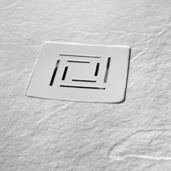 Merlyn Truestone Rectangular Shower Tray With Integrated Waste - White - 1400 X 800mm - T148RTW -Hansgrohe Store m e merlyn truestone rectangular tray white t1 7