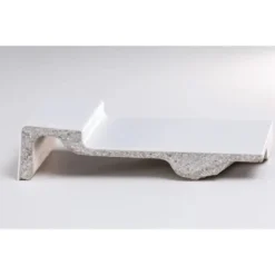 Merlyn Touchstone Anti Slip Rectangular Shower Tray Without Waste - White - 1000 X 800mm - S118RTASTO -Hansgrohe Store melyn s118rtasto 3