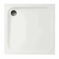 Merlyn Touchstone Square Shower Tray Without Waste - White - 800 X 800mm - S80SQTO -Hansgrohe Store merlyn s80sqto 3