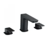RAK Ceramics Moon 3 Hole Deck Mounted Bath Filler - Black - RAKMOO3011B