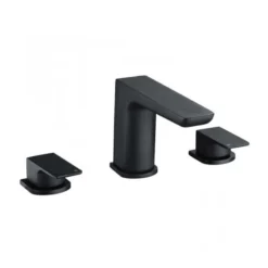 RAK Ceramics Moon 3 Hole Deck Mounted Bath Filler - Black - RAKMOO3011B