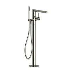 RAK Ceramics Sorrento Free Standing Bath/Shower Mixer - Brushed Nickel - RAKSOR3014N