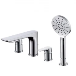 RAK Ceramics Sport 4 Hole Deck Mounted Bath Shower Mixer - RAKSPO3013